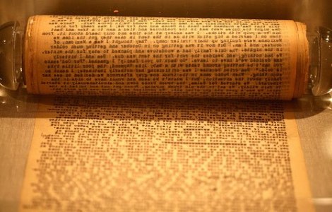 The original manuscript for Jack Kerouac's On the Road, hammered out on a roll of teletype paper over an amphetamine-fuelled three week burst in 1951.